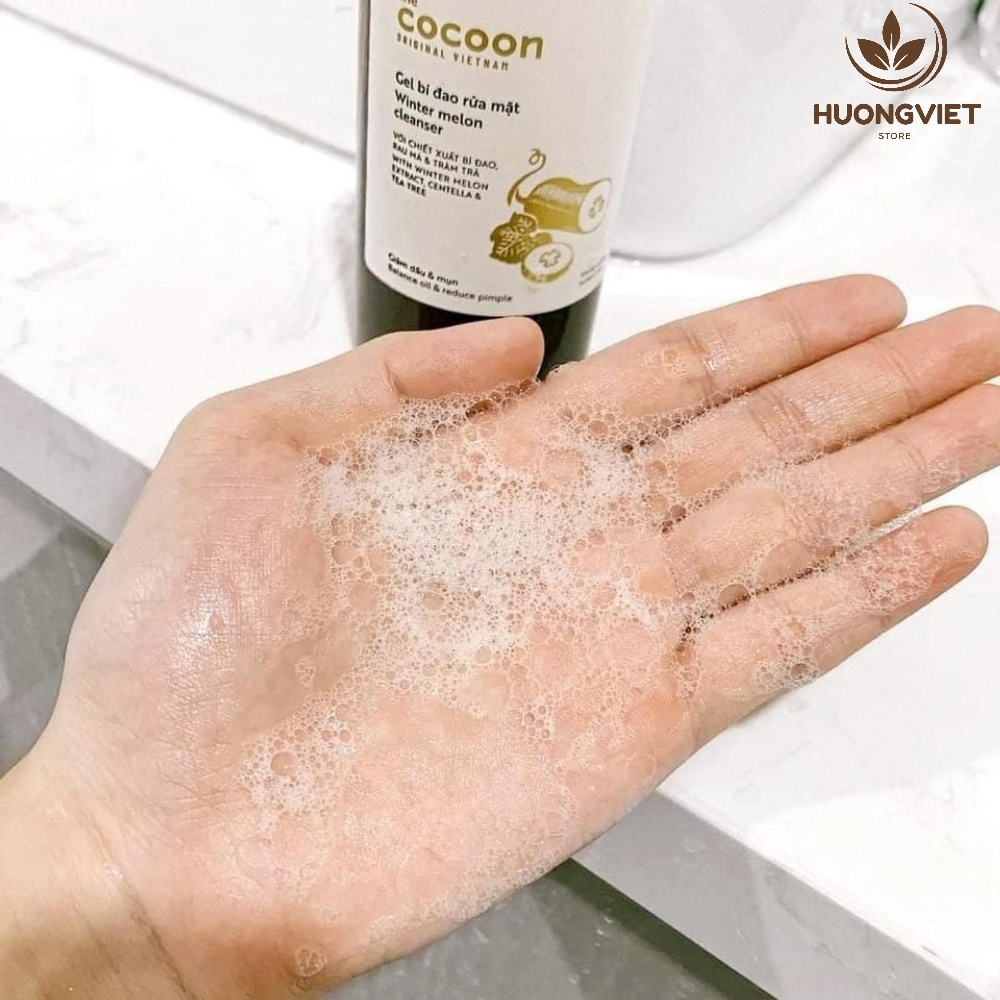 Gel Bí Đao Cocoon Việt Nam Chính Hãng 140ml Sữa Rửa Mặt Thiên Nhiên Dịu Nhẹ Kiềm Dầu Giảm Mụn Ẩn Tốt Cho Da Dầu Hỗn Hợp