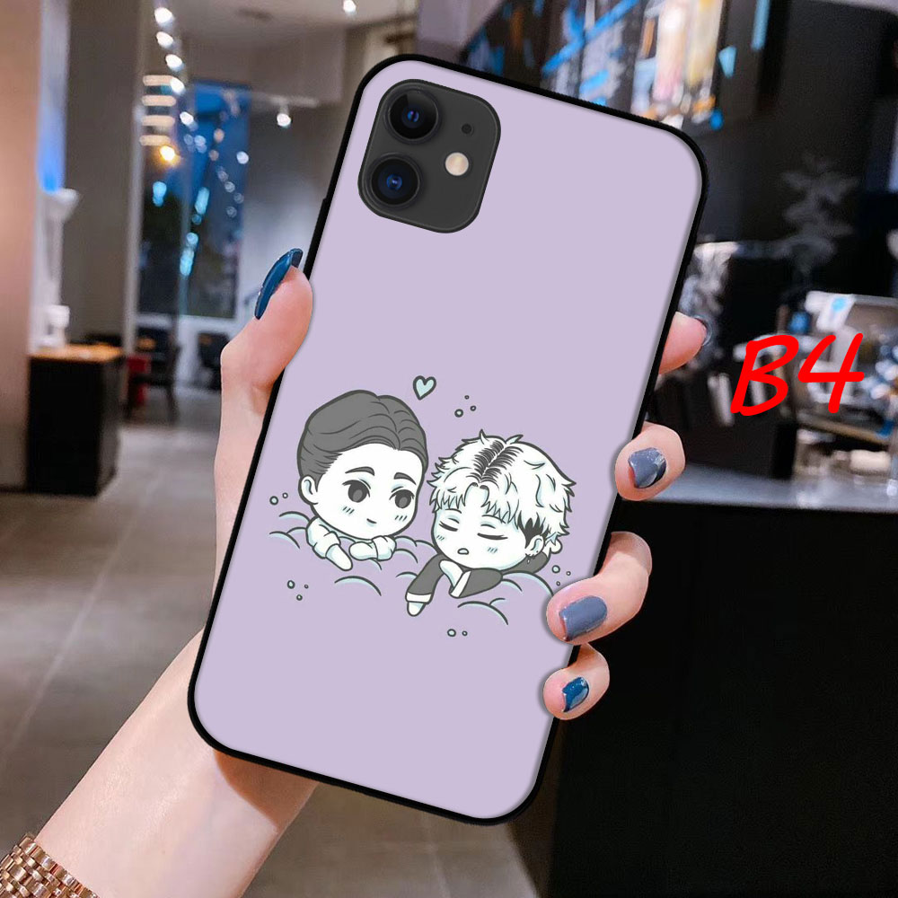 Ốp Điện Thoại Mềm Hình Anime bj Cho iPhone 11 Pro 7 8 Plus 6 6s Plus X XS XR XS Max 5 5s SE