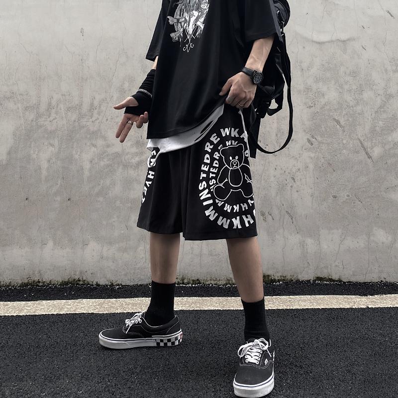 [Quần short nam unisex] Quần đùi nam mặc nhà ống rộng BEAR, quần đũi nam ngắn hiphop thời trang thể thao 2021 | BigBuy360 - bigbuy360.vn