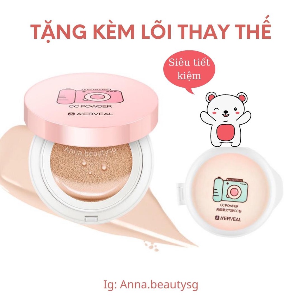 Cushion TẶNG kèm lõi mỏng mịn tự nhiên