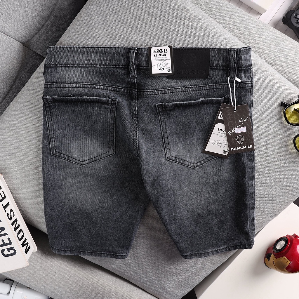 Quần short jean nam cao cấp HALLA  quần bò ngố chất bò co dãn wash trẻ trung phong cách GIÁ SỈ cho đơn hàng lẻ