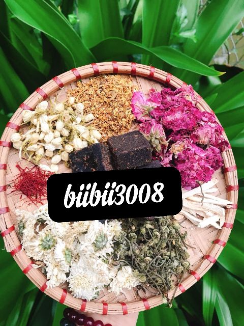 Trà viên đường nâu mix hoa 1 gói 1 lần pha | BigBuy360 - bigbuy360.vn