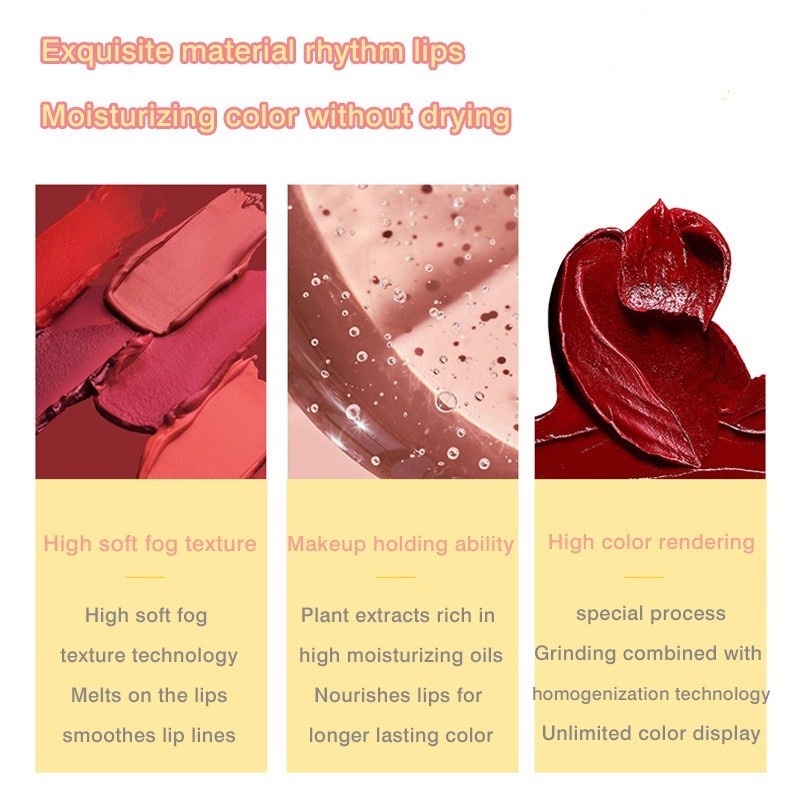 Son Môi NYXKISS 4 Màu Tùy Chọn Chống Nước Không Dính Cốc Tiện Dụng