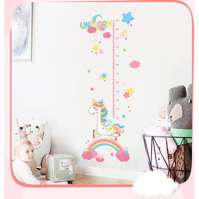 Decal dán tường thang Unicorn A33F - Decal dán tường Hàn Quốc