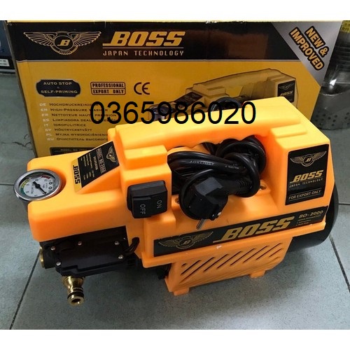 MÁY RỬA XE BOOS 3000W SIÊU BỀN SIÊU KHỎE (LÕI ĐỒNG 100%) DÂY ÁP LỰC 15M 5.0 3 Đánh Giá 89 Đã Bán