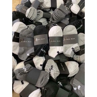 Combo 10 đôi tất nam Zara Men cổ ngắn siêu thoáng mát