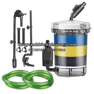 LỌC PHỤ SUNSUN 603B CÓ BƠM NGOÀI SUNSUN - LỌC CHO HỒ THUỶ SINH TỪ 30 - 60CM
