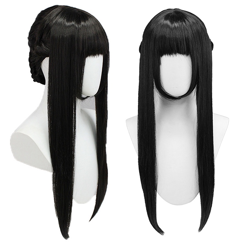 Tóc Giả Dài Màu Đen Hóa Trang Nhân Vật Yor Forger