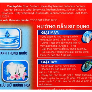 Combo 2 Chai Nước Giặt Lix 3.6kg