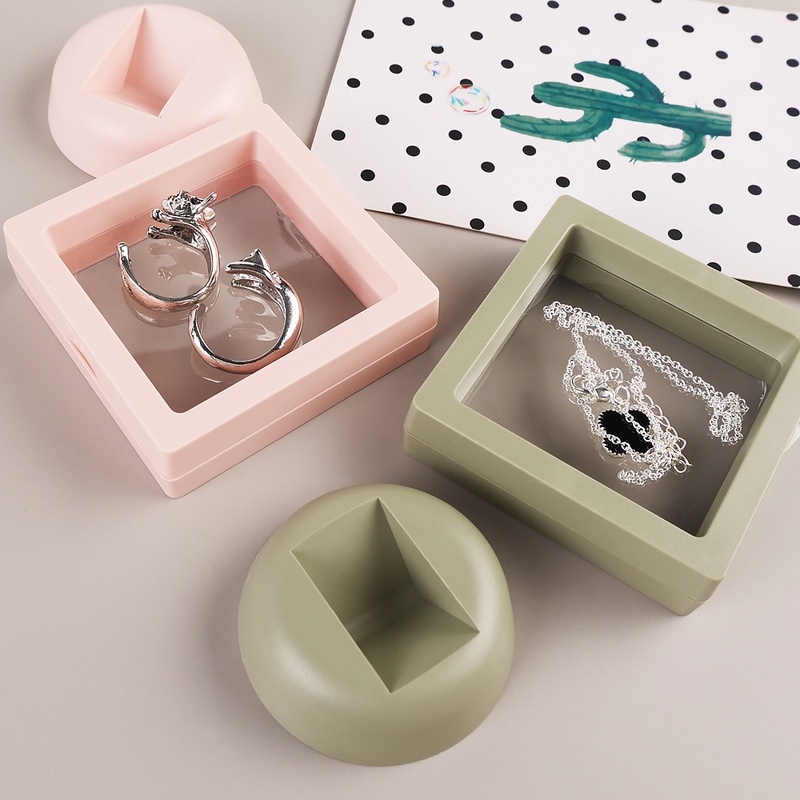 Hộp Đựng Trang Sức 3D Trong Suốt Tiện Dụng