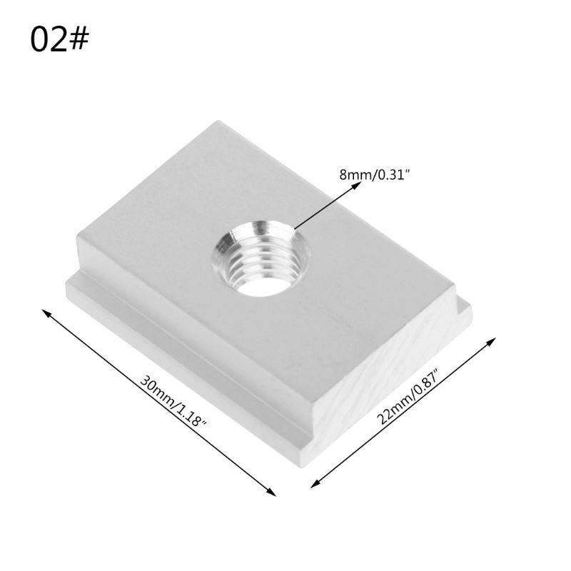 Phụ Kiện Trục Trượt Chữ T M6 M8 Chuyên Dụng Cho Thợ Mộc