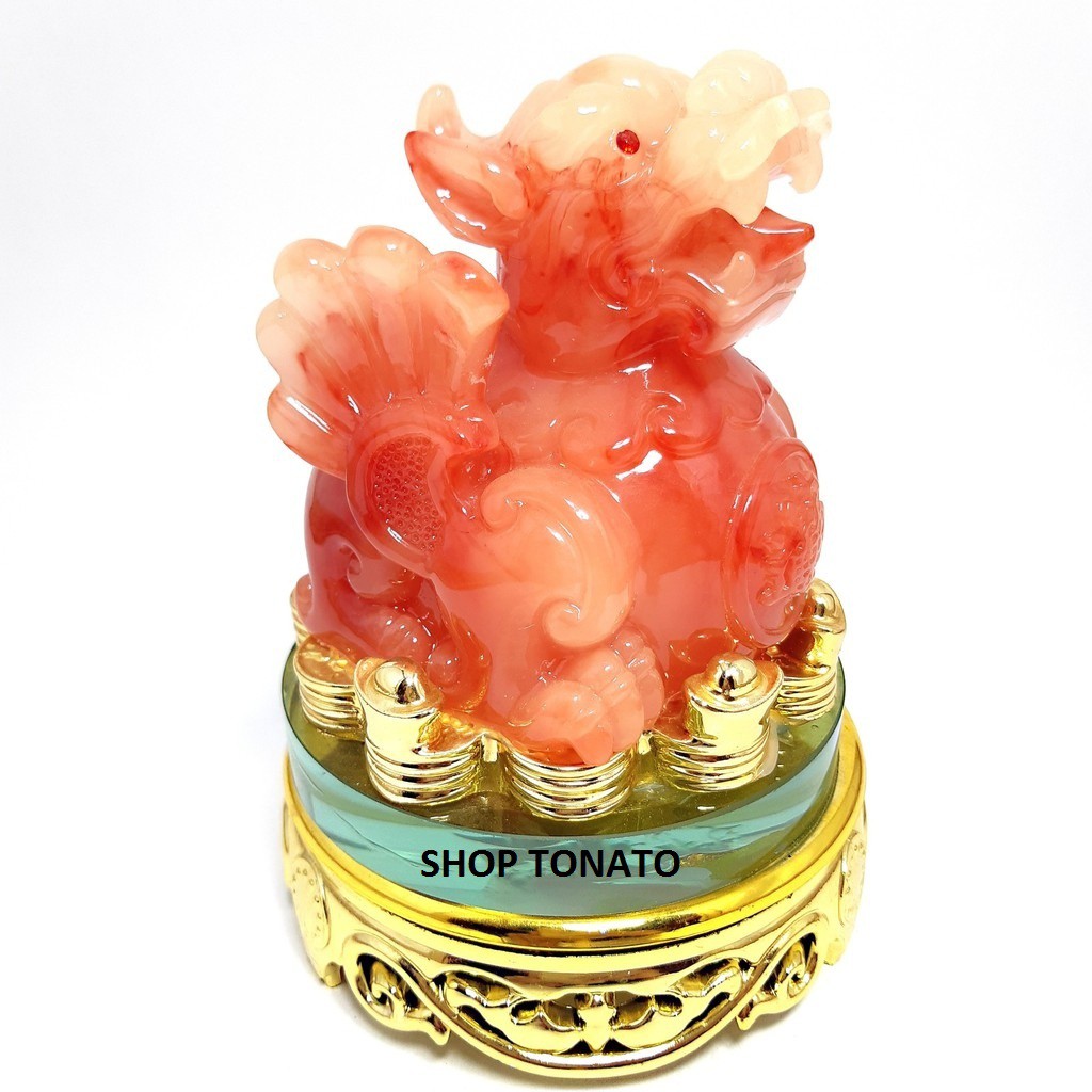 TỲ HƯU ĐẾ THỦY TINH XOAY 0591,0594,0595,0596,0597 CAO 15CM