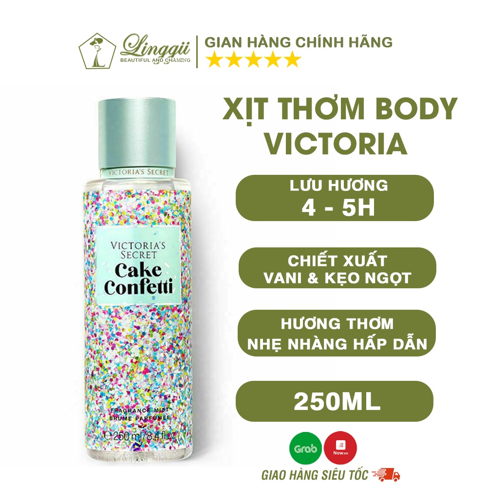 Xịt Thơm Toàn Thân Victoria’s Secret Cake Confetti Frangance Mist -  250ml