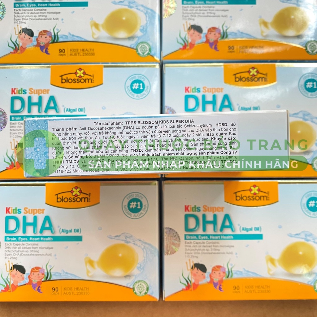 Viên Uống DHA  Blossom - Super DHA For Kids chiết xuất từ tảo biển