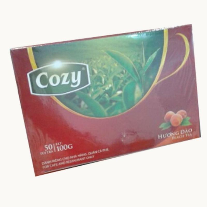 Trà Đào Cozy ( Hộp Lớn) 50 gói _ 100g | BigBuy360 - bigbuy360.vn