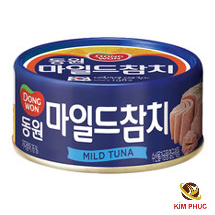 Cá ngừ Mild Tuna Dongwon Hàn Quốc hộp 100g