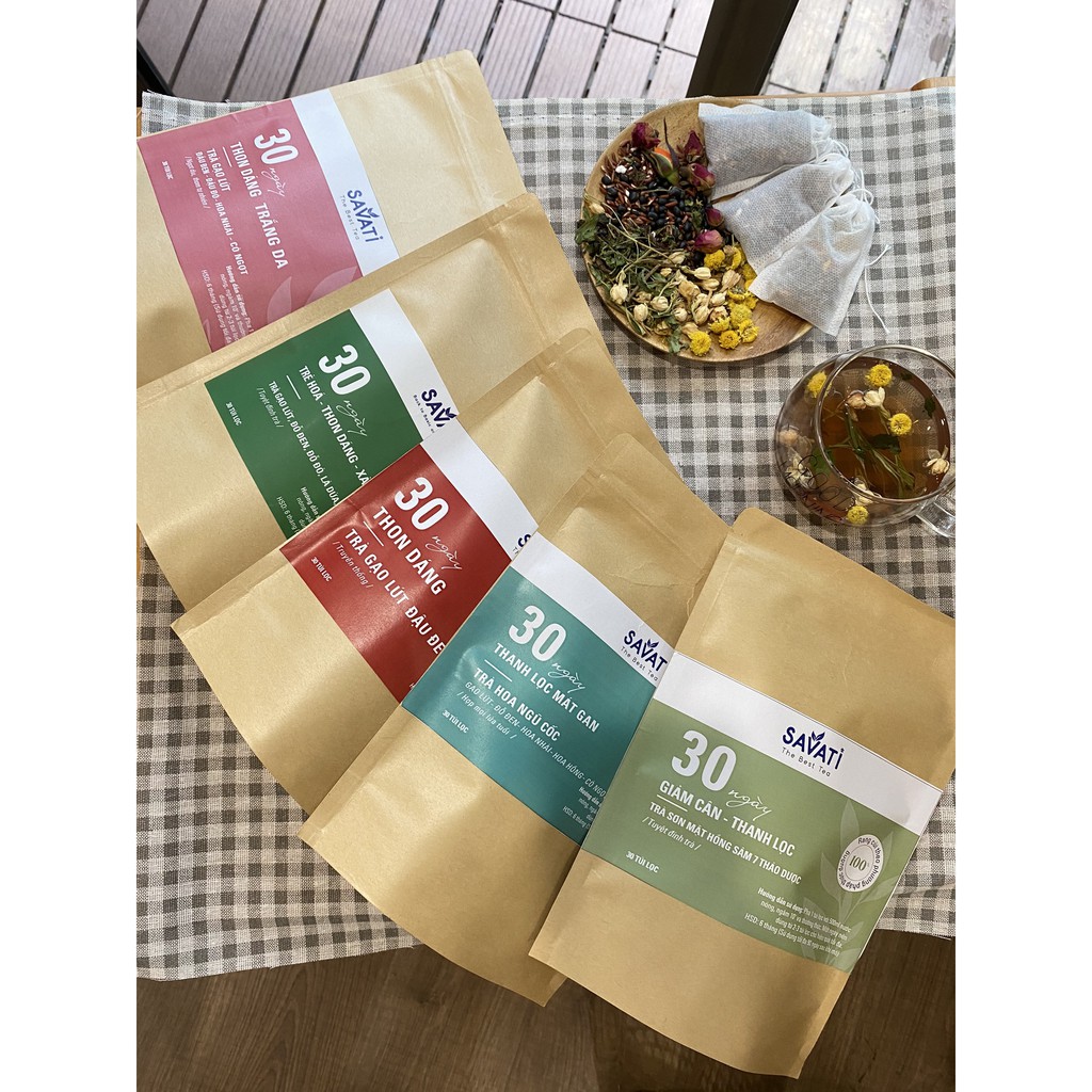 [Mã 267FMCGSALE giảm 8% đơn 500K] TRÀ SƠN MẬT HỒNG SÂM SAVATI - 30 ngày Giảm cân, Thanh lọc, Đẹp da, Ngủ ngon, Xả stress | BigBuy360 - bigbuy360.vn