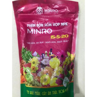 Phân bón hỗn hợp npk minro 15-5-20 200g
