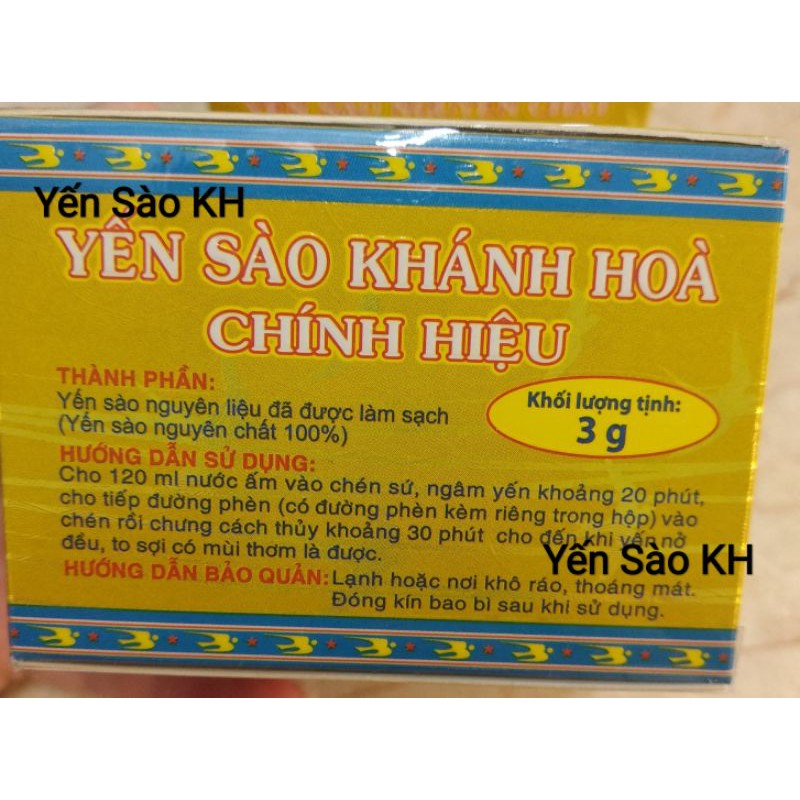 Yến Đảo Khánh Hòa tinh chế hộp 3g