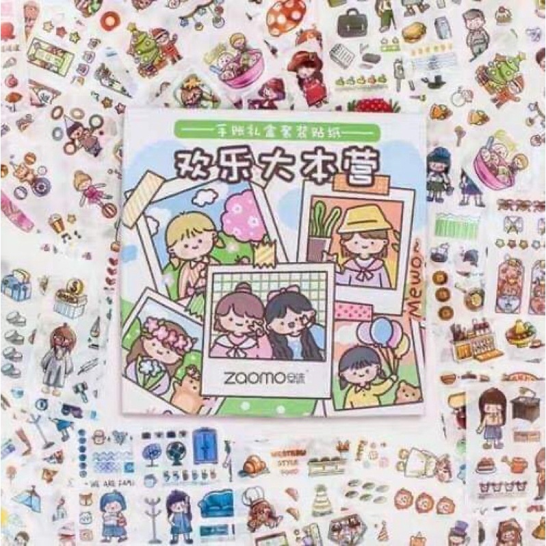 Hộp sticker 100 tấm