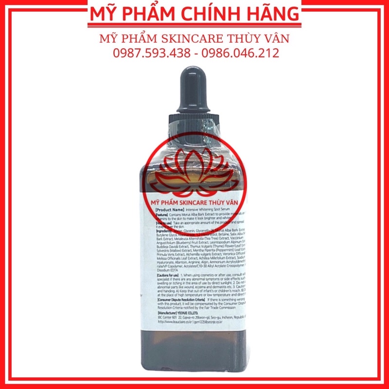 Serum Dưỡng Trắng Chuyên Sâu Loại Bỏ Thâm Nám Hàn Quốc Chính Hãng LEAU CLAIRE 100ml