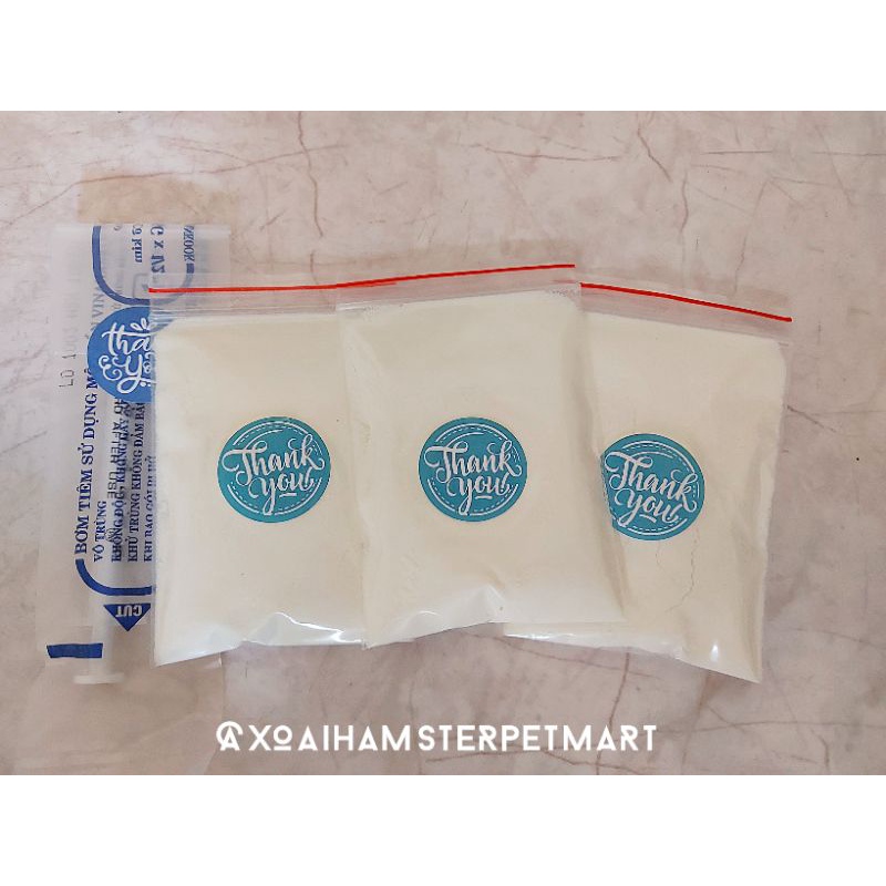 Sữa dê bột gói mini cho hamster 20gram, gói lớn x3