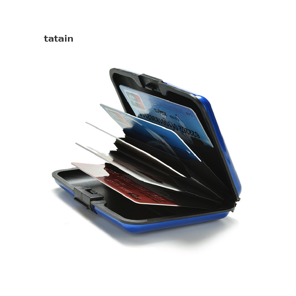 [TAT] Blocking Hard Case Wallet Credit Card Anti-RFID Scanning Protect Holder CVX