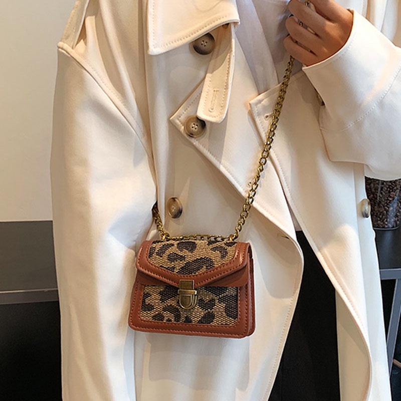 Túi Đeo Chéo mini Dây Mắt Xích Thời Trang Dành Cho Nữ