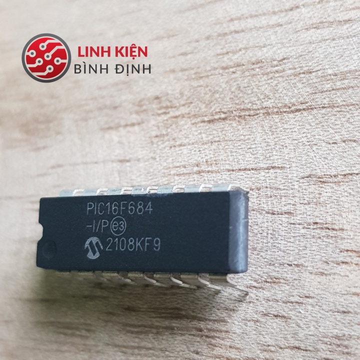 Pic 16F684 - I/P mới chính hãng Microchip