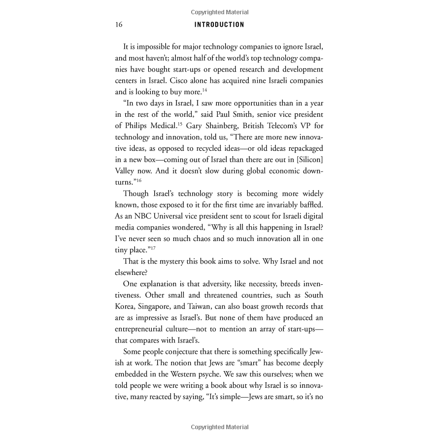 Sách - Start-Up Nation: The Story of Israel's Economic Miracle