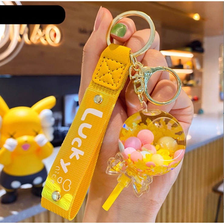 Móc Khóa Đẹp Hình Que Kẹo Lucky Cute phụ kiện Túi Xách dễ thương -Minkey