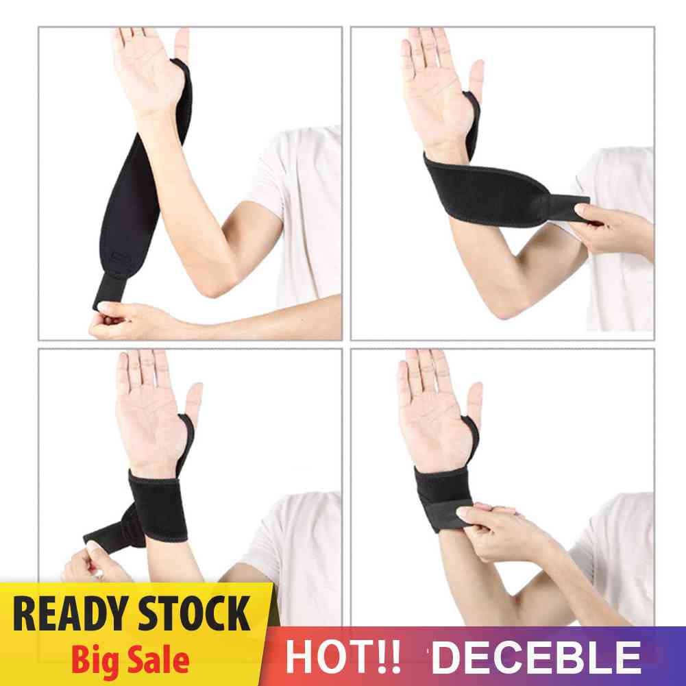 Deceb Băng Quấn Bàn Tay Bằng Cao Su Tổng Hợp Đàn Hồi Hỗ Trợ Tập Thể Hình