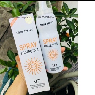 Xịt chống nắng Hàn Quốc Sun Screen V7 180ml