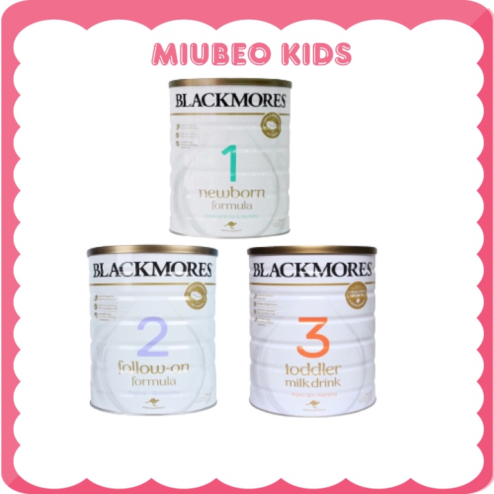 (CHÍNH HÃNG)  Sữa BlackMores Đủ Số 1-2-3 Nội Địa Úc 900g - Giúp Bé Tăng Cân Phát Triển Chiều Cao Trí Não Toàn Diện