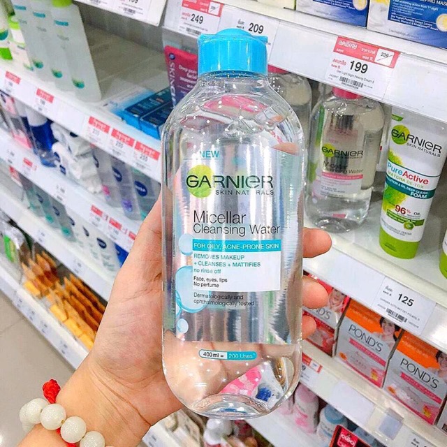 TẨYTRANG Garnier (Da nhờn , dầu, mụn)