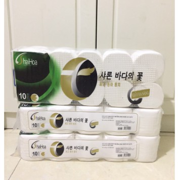 Giấy Vệ Sinh Hải Hoa 10 Cuộn Không Lõi