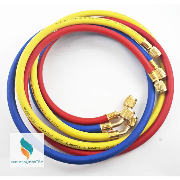 Bộ 03 dây nạp Gas R410 VALUE dài 120cm