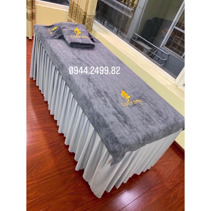 Khăn trải giường spa, thẩm mỹ viện KT 90x190cm