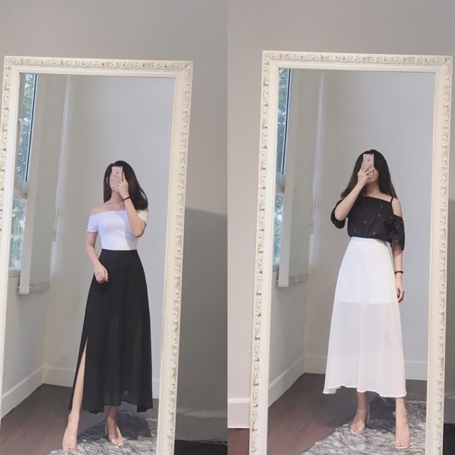 Chân xáy voan xẻ tà maxi Yura Store CV039 | BigBuy360 - bigbuy360.vn