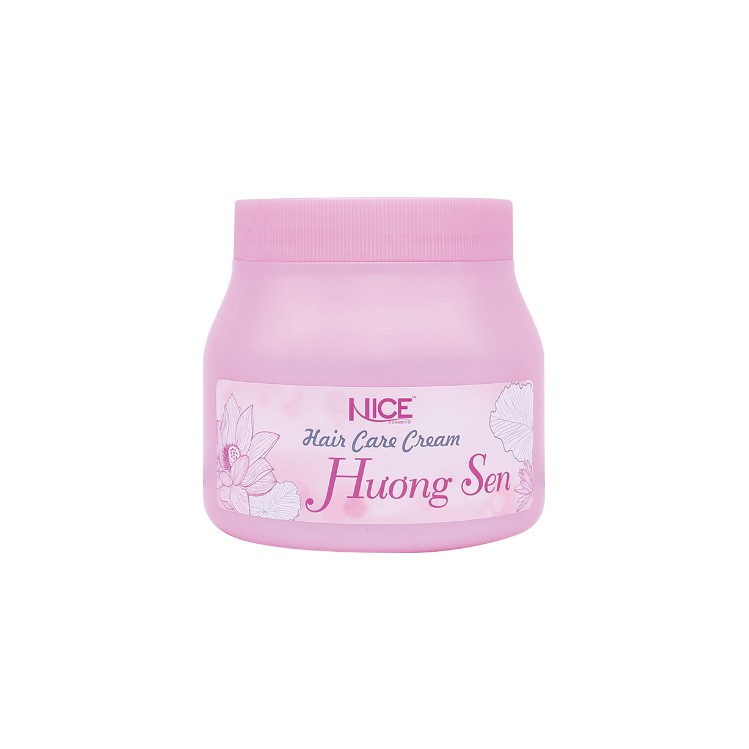 Hấp dầu (kem ủ tóc) mềm mượt, phục hồi khô xơ, hư tổn Hương Sen NICE Hair Care Cream 1000ml/ 500ml