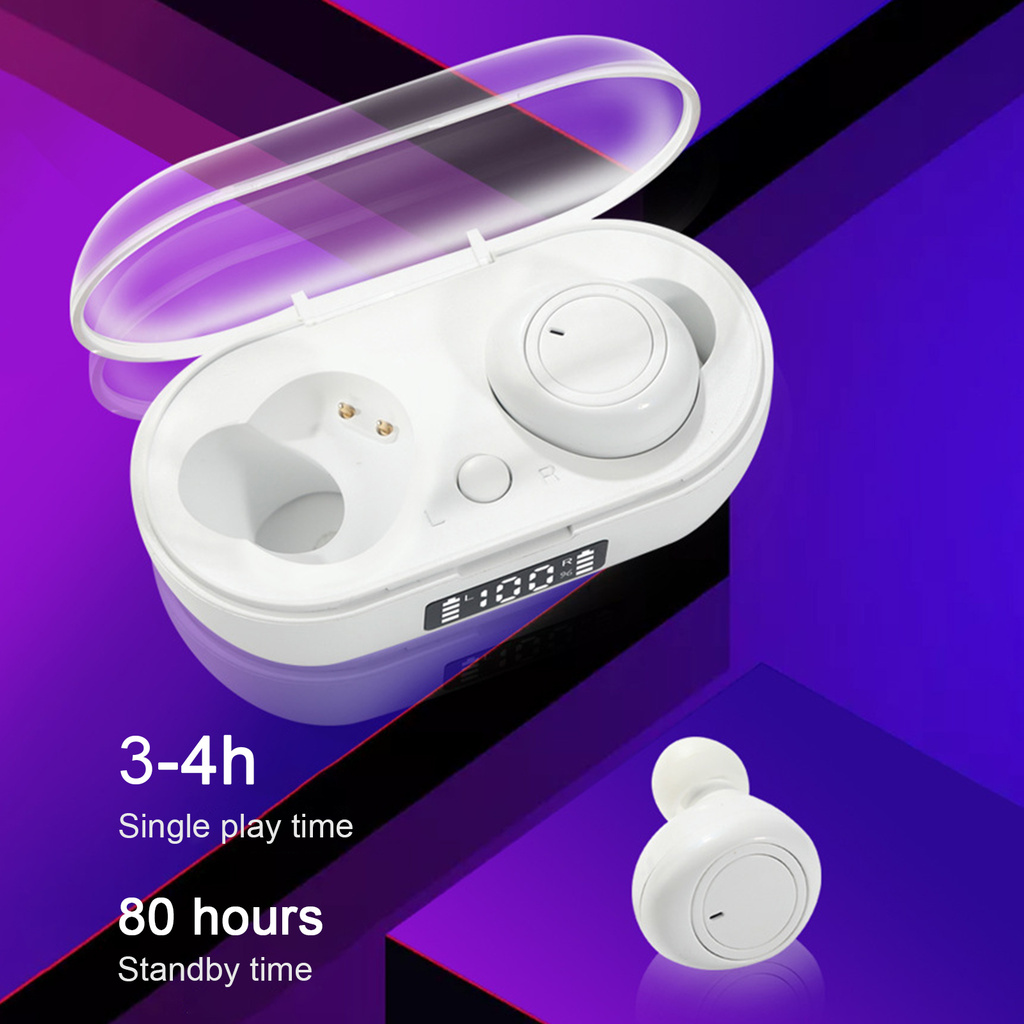 Tai Nghe Bluetooth 5.0 Mini S100 Kèm Hộp Sạc Và Phụ Kiện