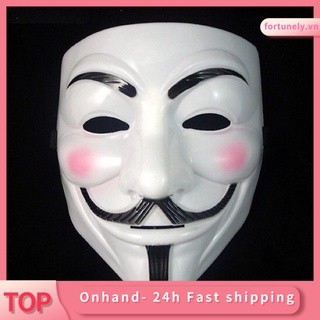 Mặt nạ Hacker Anonymous hóa trang Halloween dành cho nam và nữ