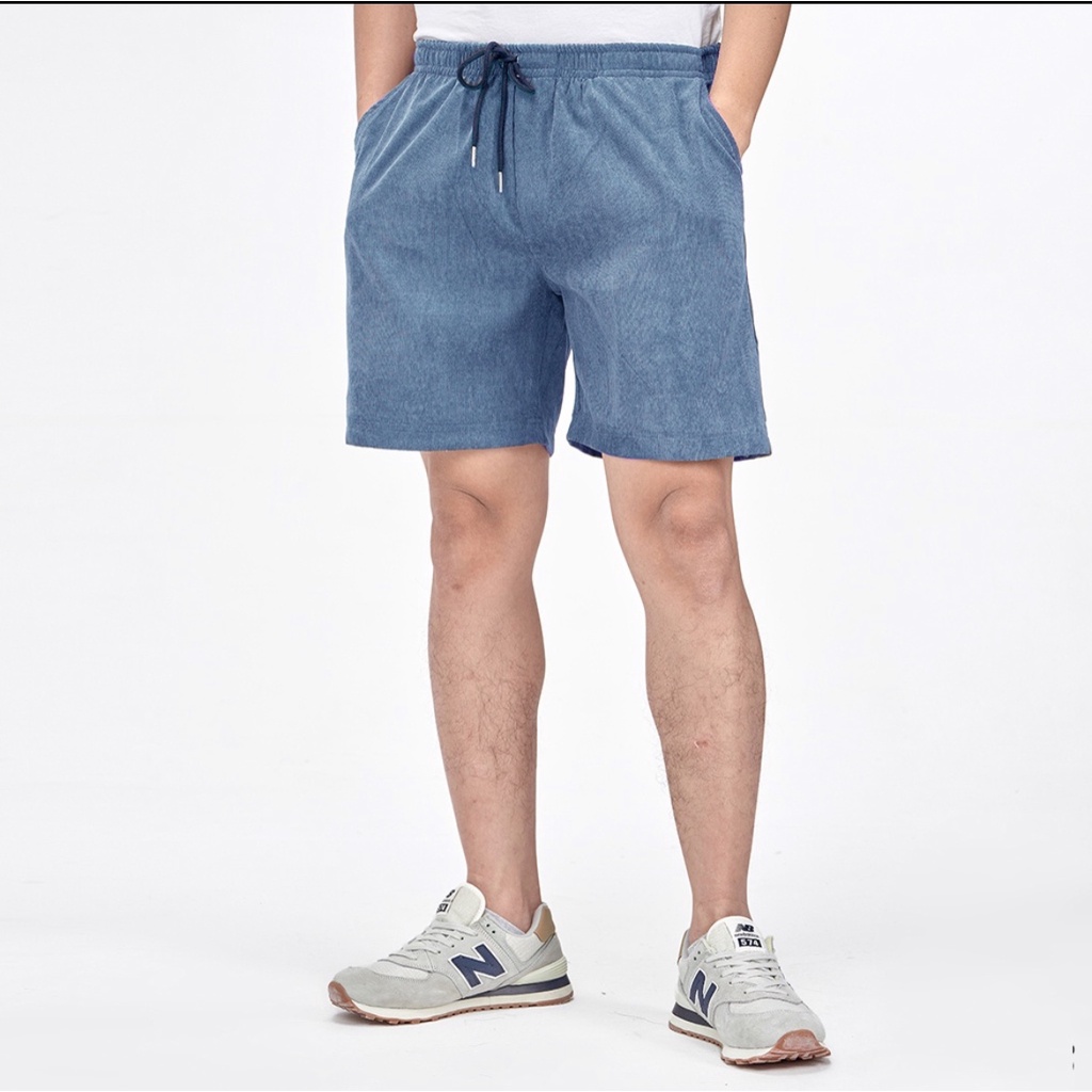 Quần short đùi nhung tăm mềm mịn nam nữ form unisex trẻ trung mát mét 1kenz