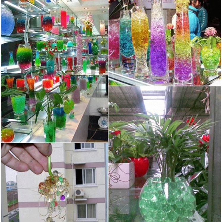 Hạt tinh thể trồng cây, trang trí lọ hoa - túi 100 viên | BigBuy360 - bigbuy360.vn