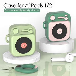 Vỏ bọc bảo vệ hộp sạc tai nghe không dây cho Airpods 1 2