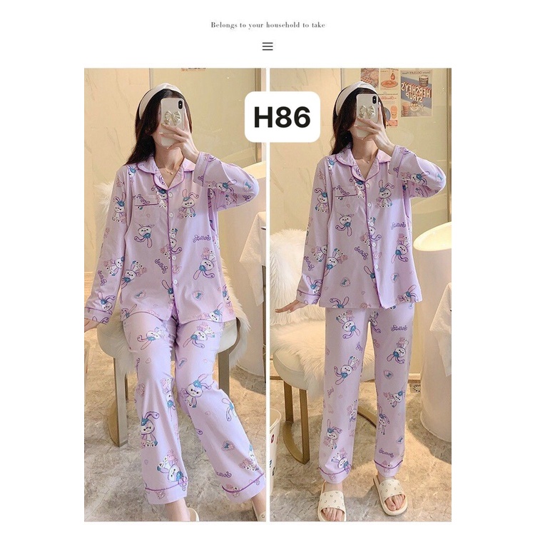 Bộ Pijama Nữ Dài Tay, Đồ Ngủ  Nữ Tay Dài Siêu Thoải Mái | BigBuy360 - bigbuy360.vn