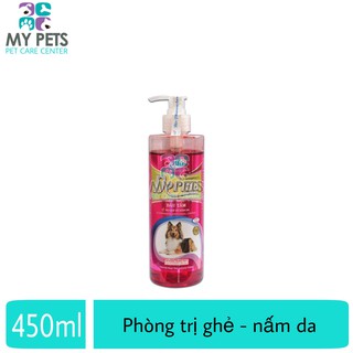 Bio Derma 450ml - Sữa tắm diệt ve ghẻ, nấm da cho chó mèo