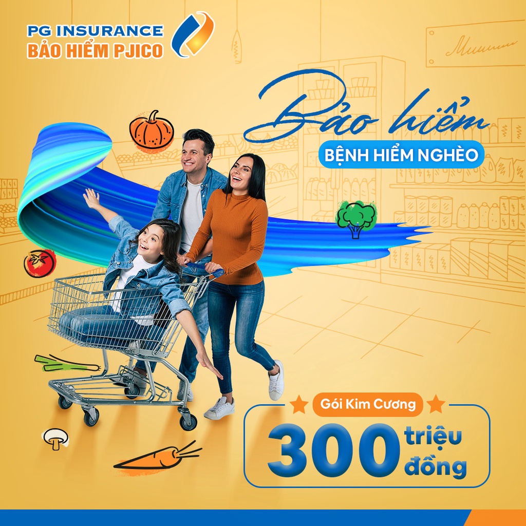 Toàn Quốc [E-voucher] PJICO - Bảo hiểm Bệnh hiểm nghèo - Gói Kim Cương