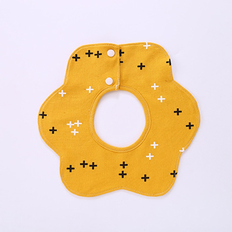 Set 5 Yếm Ăn Cotton Chống Thấm Nước Cho Bé