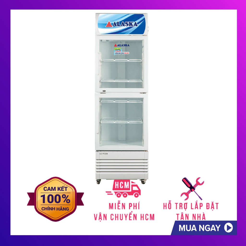 Tủ mát Alaska LC-743DB 450L